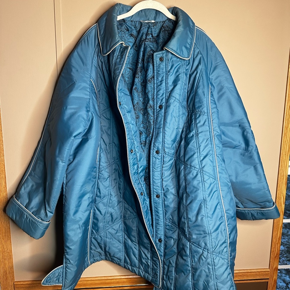 Express Charcoal Buttoned Coat - image 4